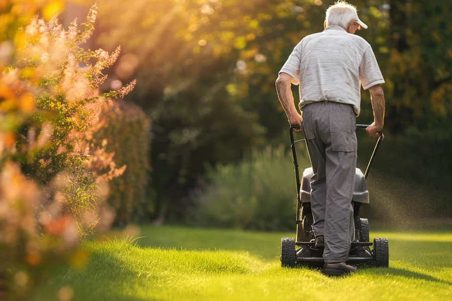 push lawnmowers